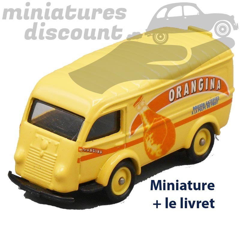 RENAULT 1000 KG GOÉLETTE DES ANNÉES '50-'60 "ORANGINA" " (JAUNE) - CORGI - 1/64ème sous blister