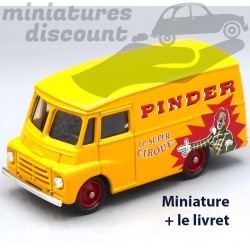 CAMION MORRIS LD 150 DE 1959 "PINDER" CIRQUE PINDER (JAUNE) - CORGI - 1/50ème sous blister