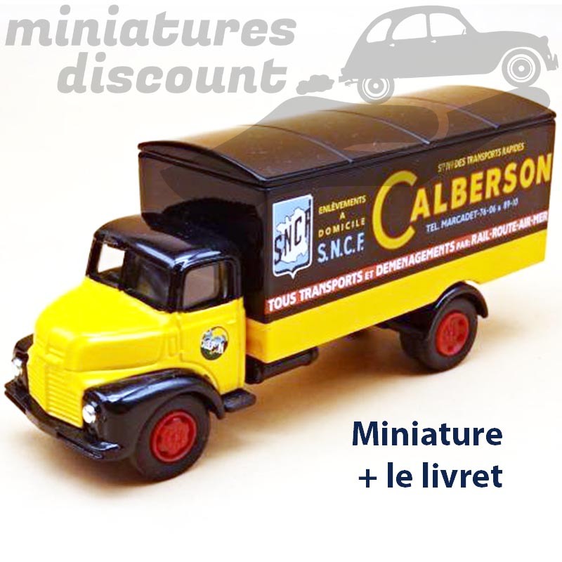Camion Leyland Comet box "Calberson" - 1/72ème avec sa boite et son livret