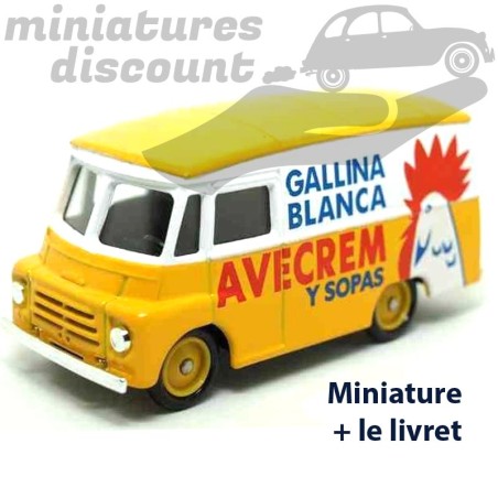 CAMION MORRIS LD 150 DE 1959 "GALLINA BLANCA" (JAUNE) - CORGI - 1/50ème sous blister