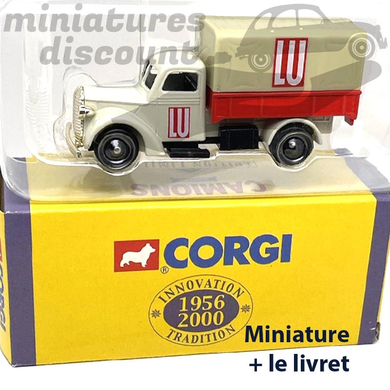 Camion Ford Canvas-Back de 1939 "LU" - 1/55ème avec sa boite et son livret
