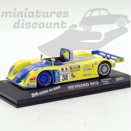REYNARD 2KQ N°38 LE MANS 2001 ALTAYA 1:43 5ème de reference NÂ°35