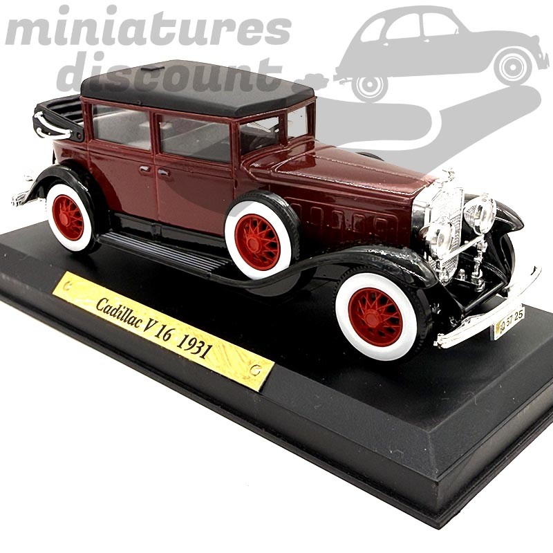 Cadillac V16 de 1931 (bordeaux) - 1/43ème en boite
