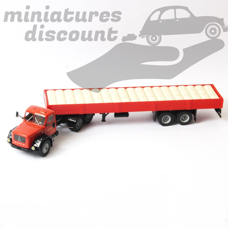 Semi Remorque, Magirus Deutz Jupiter 6x6 1960 à 1967 - 1/43ème