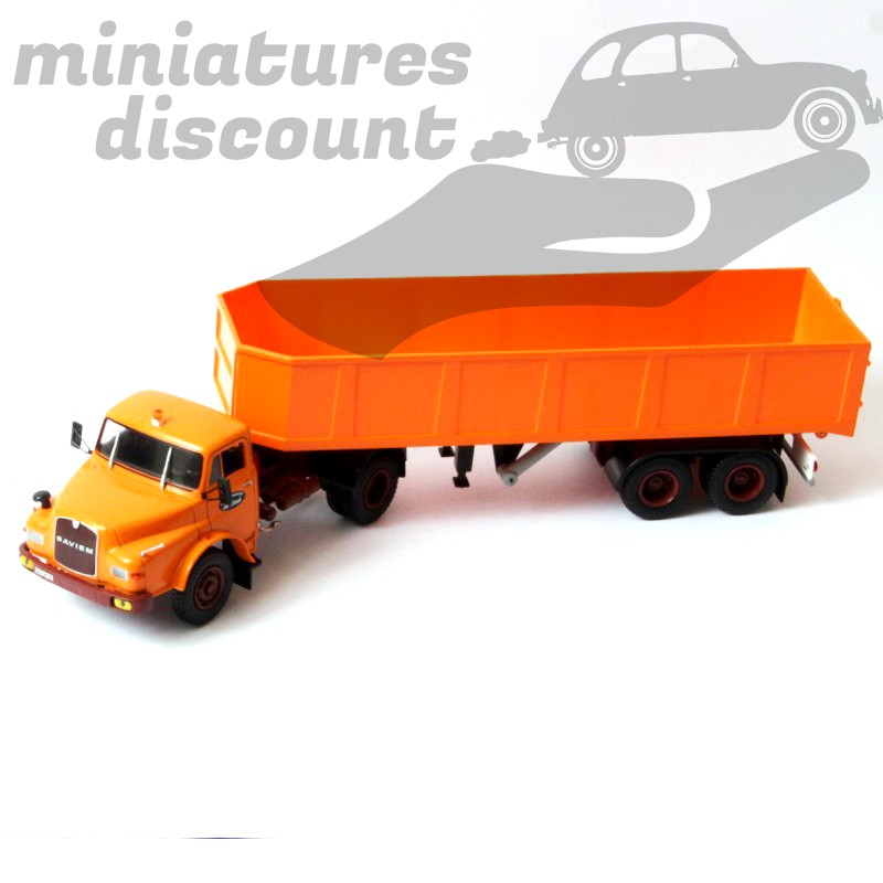 Semi remorque orange