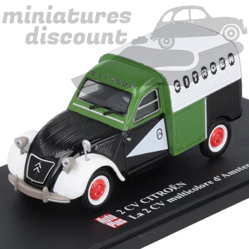 CITROEN 2CV CAMIONNETTE MULTICOLORE D'AMSTERDAM (MULTICOLORE) - 1/43ème sous blister