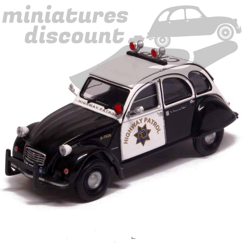 Citroën 2cv "Highway Patrol" - 1/43ème en blister