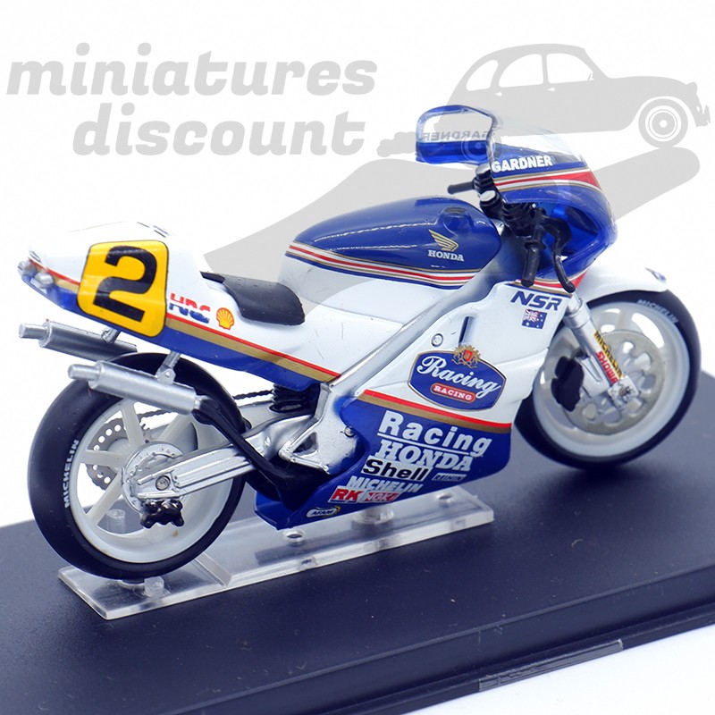 Modèle Réduit Moto Honda NSR500 Wayne Gardner 1987 - Échelle 1/24 - Neuf En Boîte