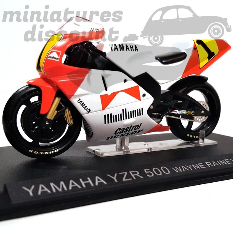 YAMAHA YZR500 DE WAYNE RAINEY DE 1991 (BLANC) - 1/24ème en boite