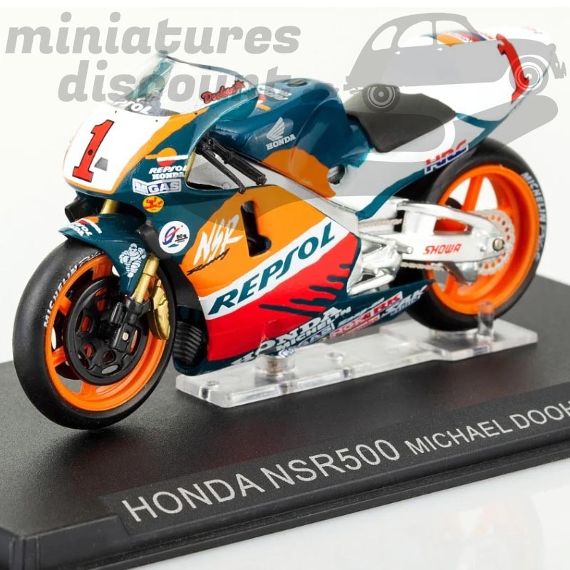 HONDA NSR500 DE MICHAEL DOOHAN EN 1998 (BLEU) - 1/24ème en boite