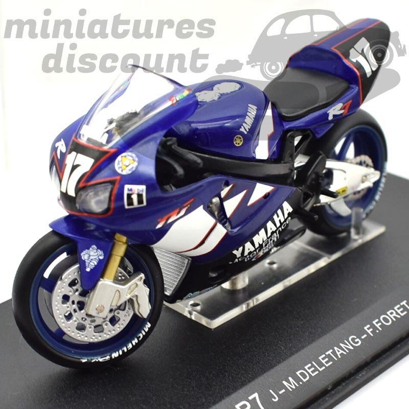 Moto GP - Yamaha R7 - J.M Deletang F.Foret M.Willis de 2000 - 1/24ème en boite