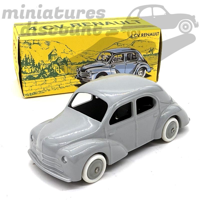 Renault 4CV Grise, de chez CIJ (moderne) - 1/43ème en boite