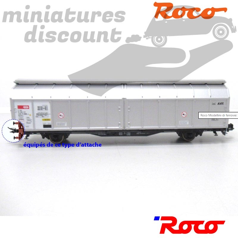 Wagon Couvert SBB-CFF Cargo - HO - 1/87ème - Roco ref 46945 - en boite