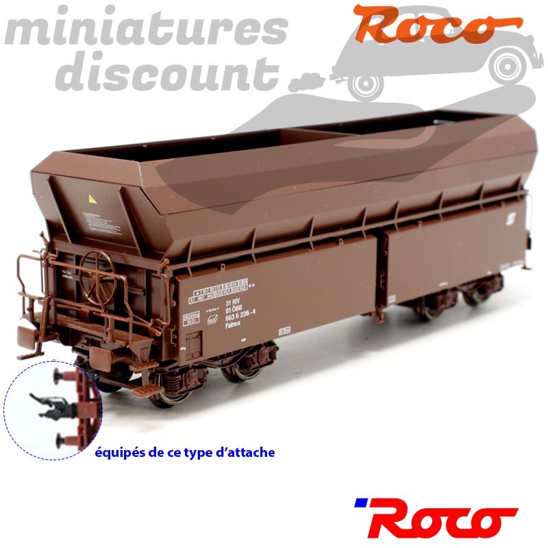 Wagon à Trémie OBB - HO - 1/87ème - Roco ref 47408 - en boite