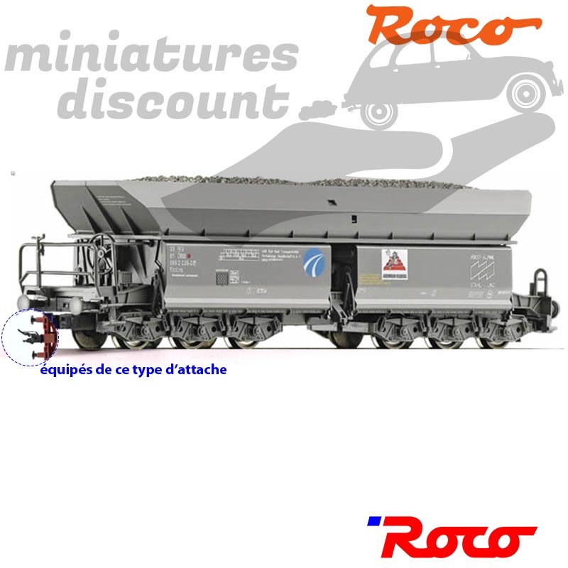 Wagon Marchandise - Trémie - 46784 - HO - 1/87ème - Roco - en boite