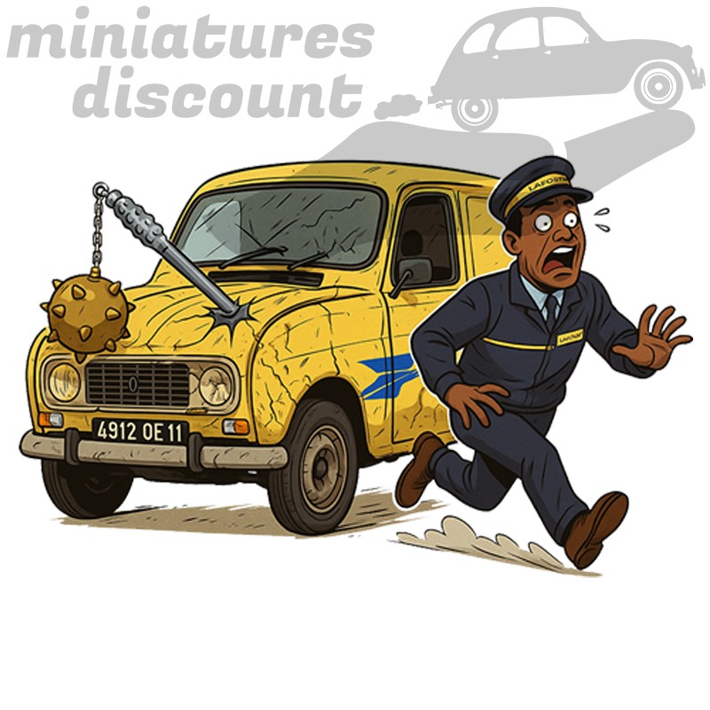 Renault 4L "Les Visiteurs" - Mug Céramique 350ml