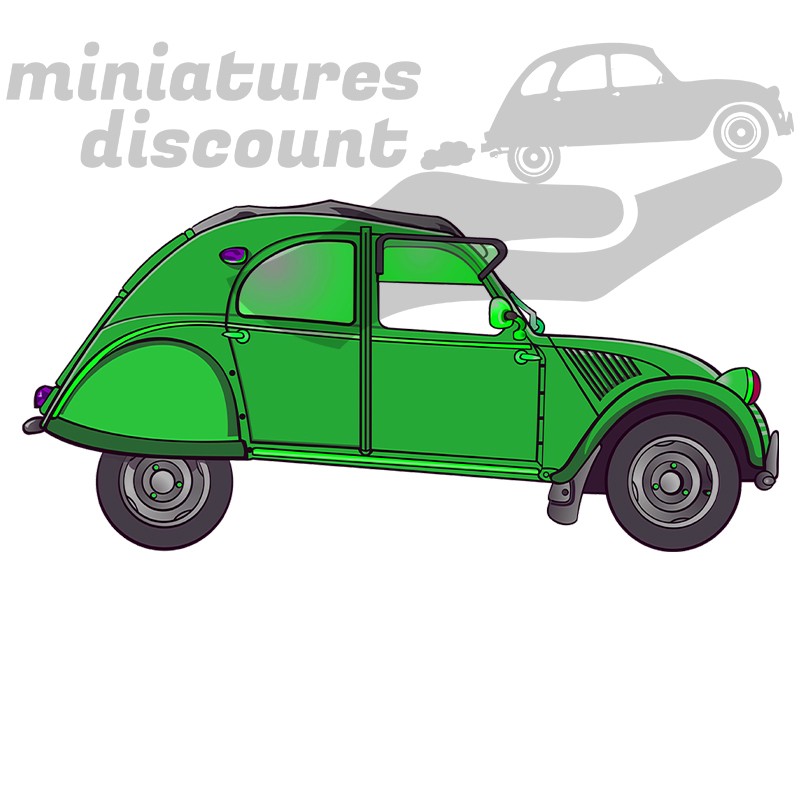 Citroën 2CV verte - Mug Céramique 350 ml