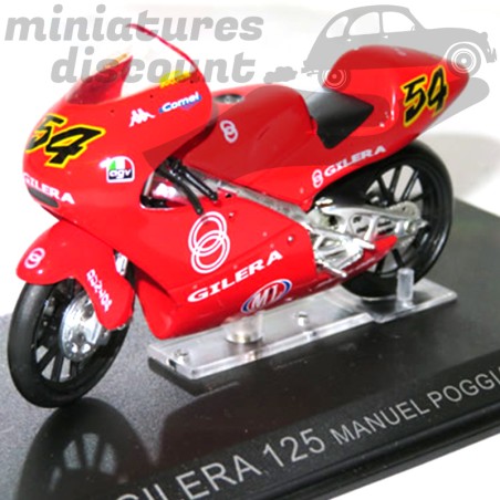 Moto GP - Gilera 125 Manuel Poggiali de 2001 - 1/24 - en boite
