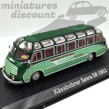 Car - Bus Kässbohrer Setra S8 1951 - 1/72ème en boite