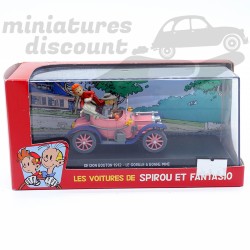 DE DION BOUTON 1912 "LE GORILLE A BONNE MINE" SPIROU (ROSE) - 1/43ème en boite