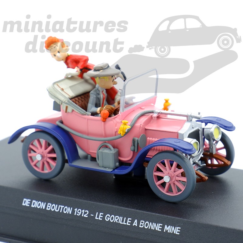 De Dion Bouton 1912 "Le Gorille a Bonne Mine" - Spirou & Fantasio - 1/43ème en boite