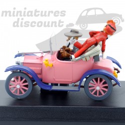 DE DION BOUTON 1912 "LE GORILLE A BONNE MINE" SPIROU (ROSE) - 1/43ème en boite