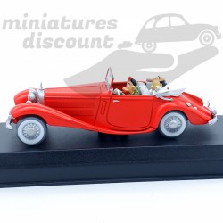 MERCEDES 540K "PANADE À CHAMPIGNAC" SPIROU (ROUGE) - 1/43ème en boite
