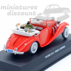 MERCEDES 540K "PANADE À CHAMPIGNAC" SPIROU (ROUGE) - 1/43ème en boite