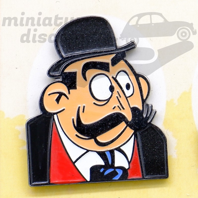 Pin's M. Le Maire dans Spirou & Fantasio