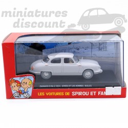 PANHARD DYNA Z 1954 "SPIROU ET LES HOMMES-BULLES" (GRIS) - 1/43ème en boite
