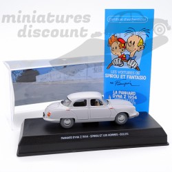 PANHARD DYNA Z 1954 "SPIROU ET LES HOMMES-BULLES" (GRIS) - 1/43ème en boite