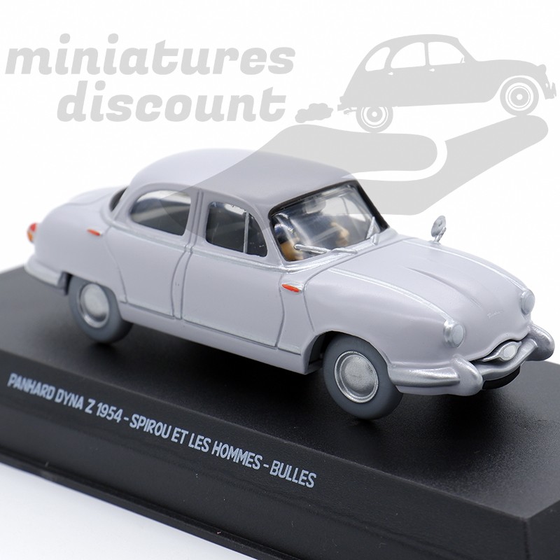 PANHARD DYNA Z 1954 "SPIROU ET LES HOMMES-BULLES" (GRIS) - 1/43ème en boite
