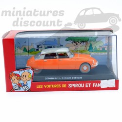 CITROEN ID 19 "Z COMME ZORGLUB" SPIROU (ORANGE) - 1/43ème en boite
