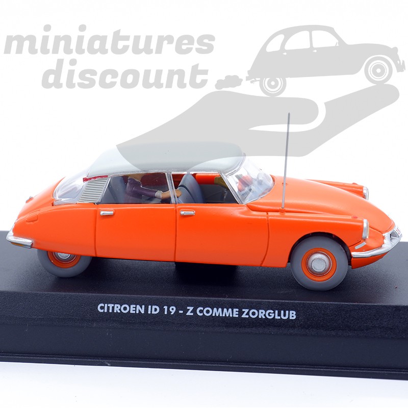 CITROËN ID 19 "Z COMME ZORGLUB" SPIROU - 1/43ème en boite