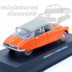 CITROEN ID 19 "Z COMME ZORGLUB" SPIROU (ORANGE) - 1/43ème en boite