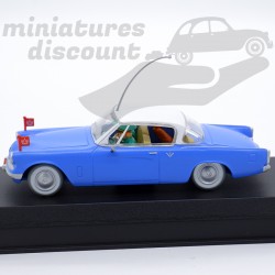 STUDEBAKER STARLINER 1953 "LE DICTATEUR ET LE CHAMPIGNON" SPIROU (BLEU) - 1/43ème en boite