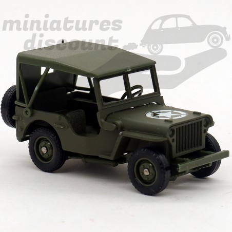 JEEP WILLYS (VERT MILITAIRE) - SOLIDO - 1/43ème sans emballage