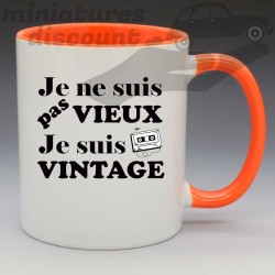 Je ne suis pas vieux, Je suis Vintage !  - Mug Humoristique Céramique 350 ml