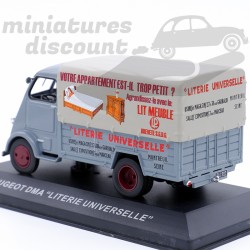 PEUGEOT DMA "LITERIE UNIVERSELLE" (GRIS) - 1/43ème en boite