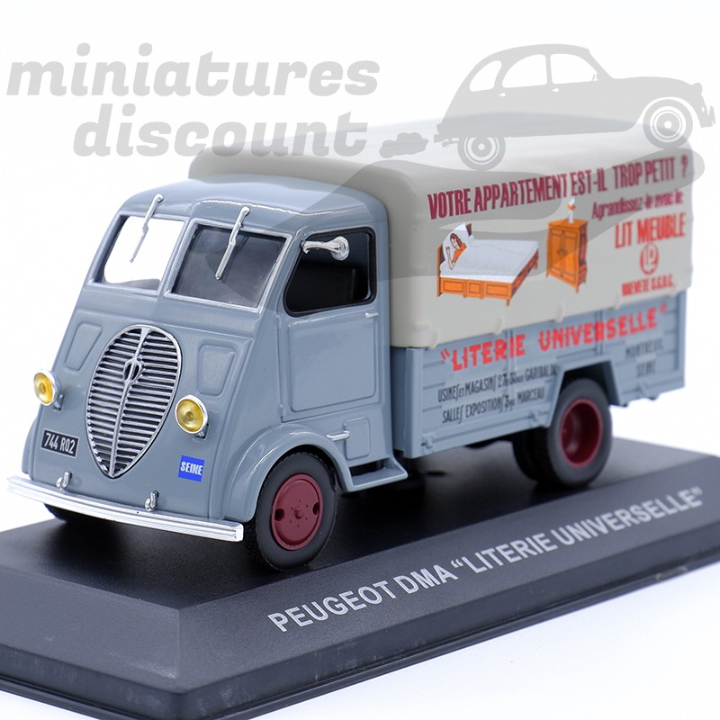PEUGEOT DMA "LITERIE UNIVERSELLE" (GRIS) - 1/43ème en boite