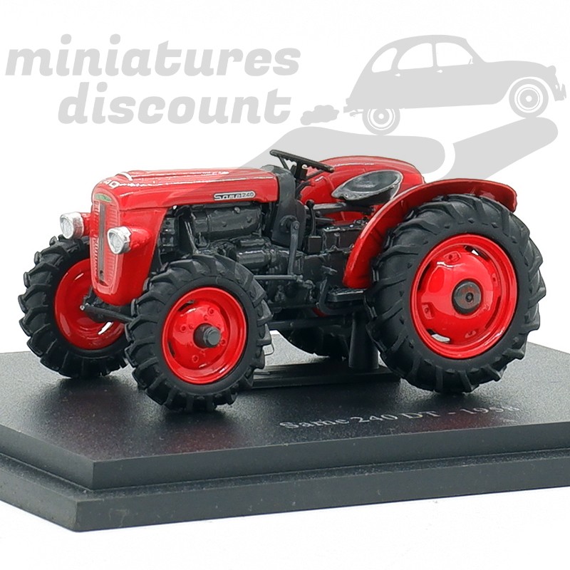 TRACTEUR SAME 240 DT (ROUGE) - UNIVERSAL HOBBIES - Voir description sous blister