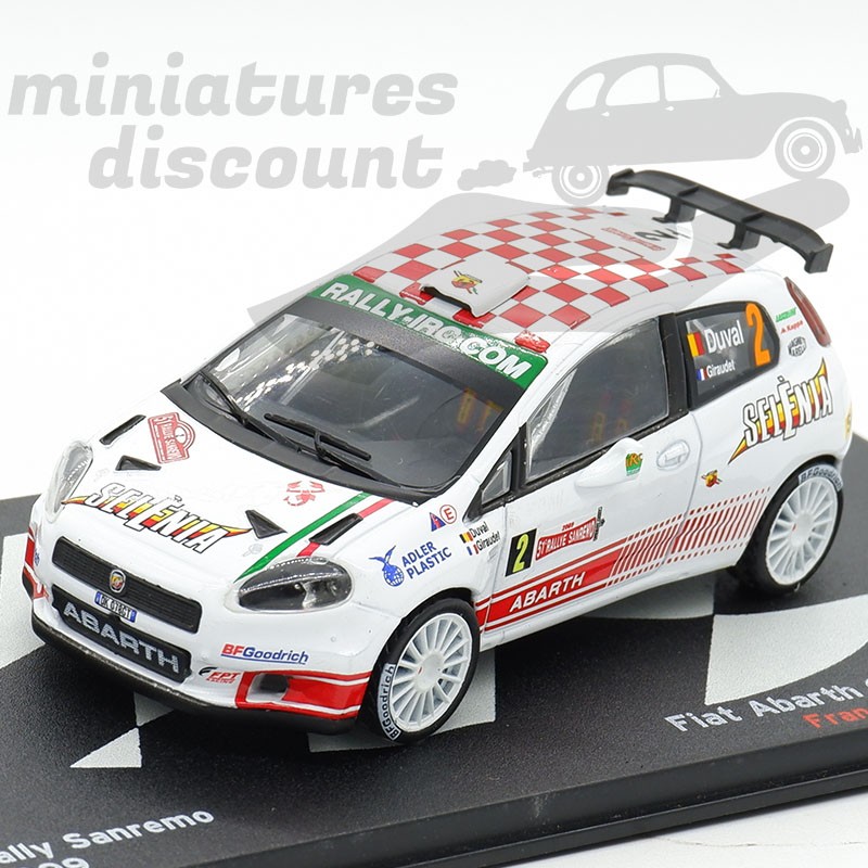 Fiat Abarth Grande Punto S2000 - Rally Sanremo 2009 - 1/43ème en boite