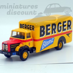 BERLIET GLR8 FOURGON BERGER "BLANC" (JAUNE) - CORGI - 1/50ème en boite