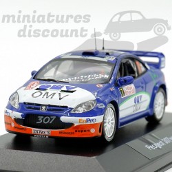 PEUGEOT 307 WRC (BLEU MARINE) - 1/43ème en boite