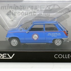 RENAULT 5 "RÉTRO AUTOMOBILE CLUB" (BLEU) - NOREV - 1/43ème en boite