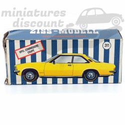 OPEL COMMODORE COUPÉ (ROUGE) - ZISS MODELL - 1/43ème en boite