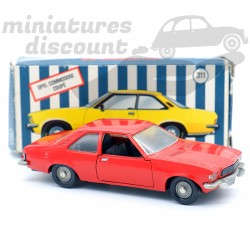 OPEL COMMODORE COUPÉ (ROUGE) - ZISS MODELL - 1/43ème en boite