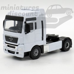 CAMION TRACTEUR MAN (BLANC) - Voir description sans emballage