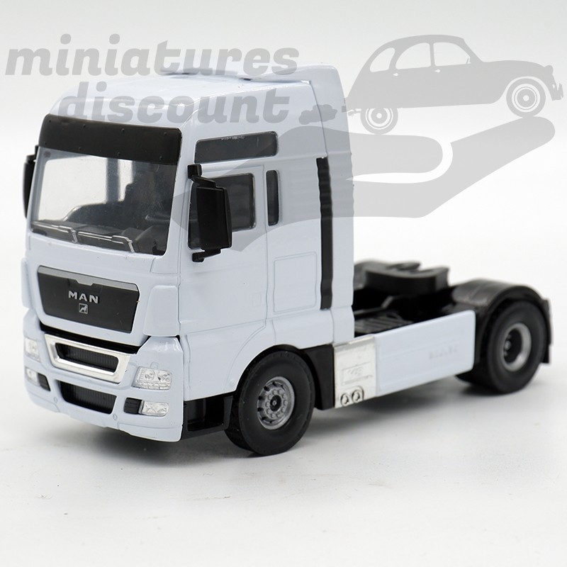 CAMION TRACTEUR MAN (BLANC) - Voir description sans emballage