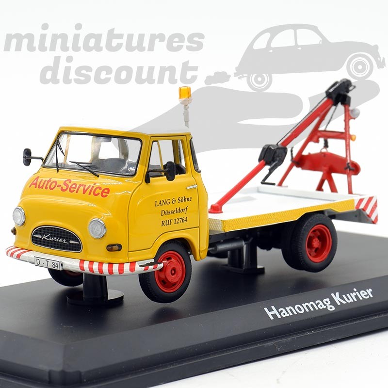HANOMAG KURIER "AUTO SERVICE" (JAUNE) - SCHUCO - 1/43ème en boite